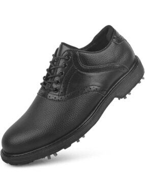 Men's Black-k01 Golf Shoes Waterproof Professional Golf Footwear Sneakers Shoes